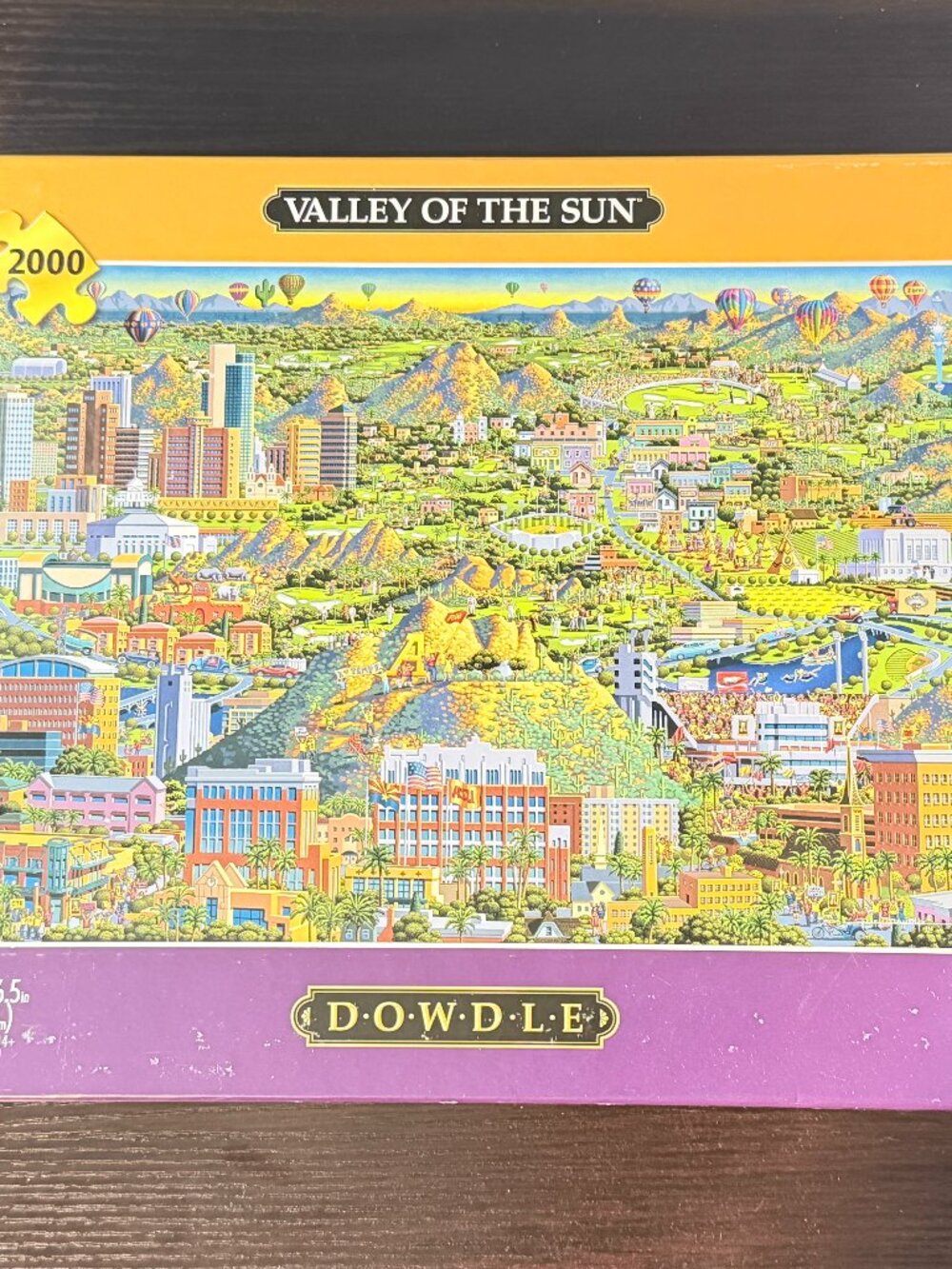Buffalo Games - Eric Dowdle- ''Valley The Sun'' - 2000 Piece Jigsaw Puzzle-Used